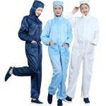 Antistatic Disposable Hooded Coveralls S-3XL Customized Color Accepted
