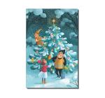 12 x 17cm 2 Images 3d Lenticular Photo Merry Christmas Greeting Card For Gift