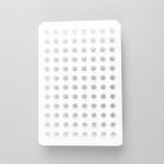 Standard Profile Flat Non Skirted Cut Corner White 96 Well PCR Plates 0.1ml