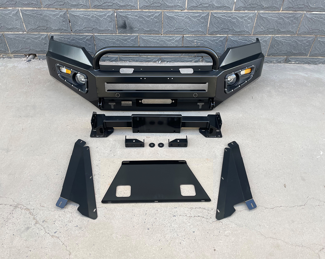 Maxus T60 Pickup Rear Bumper with Tire Carrier and Jerry Can Holder Powder Coating