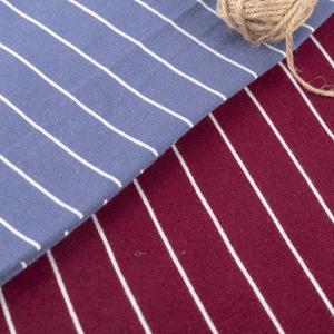 Wholesale Breathable And Natural Comfortable Striped Knit Fabric For Casual Wear from china suppliers