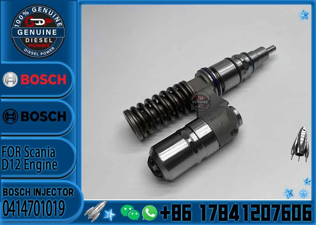 Genuine unit fuel injector 0414701066 0414701044 For Scania 1805344