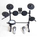T850 mesh head wooden digital drum set 9-piece electronic drum set percussion