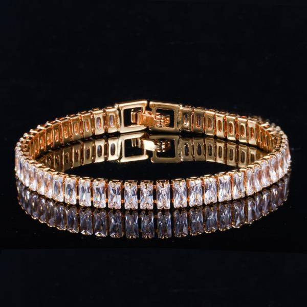 Beautiful Marquise Cut White Cubic Zircon Stone Bracelet Women Bracelet Party CZ