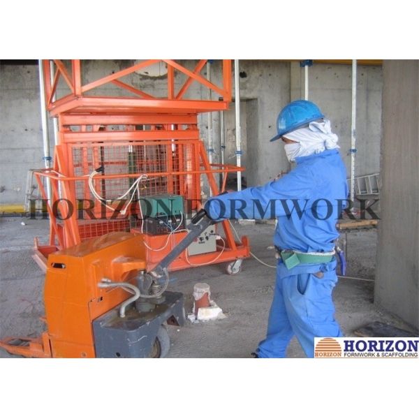 Flexible Slab Decking System 4.5m Height Timber Beam H20 Movable By Trolley