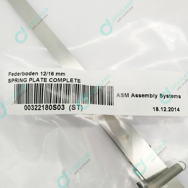 smt Siemens ASM Siplace feeder part spring plate complete 00322180 support Siemens ASM 12/16mm feeder siemens