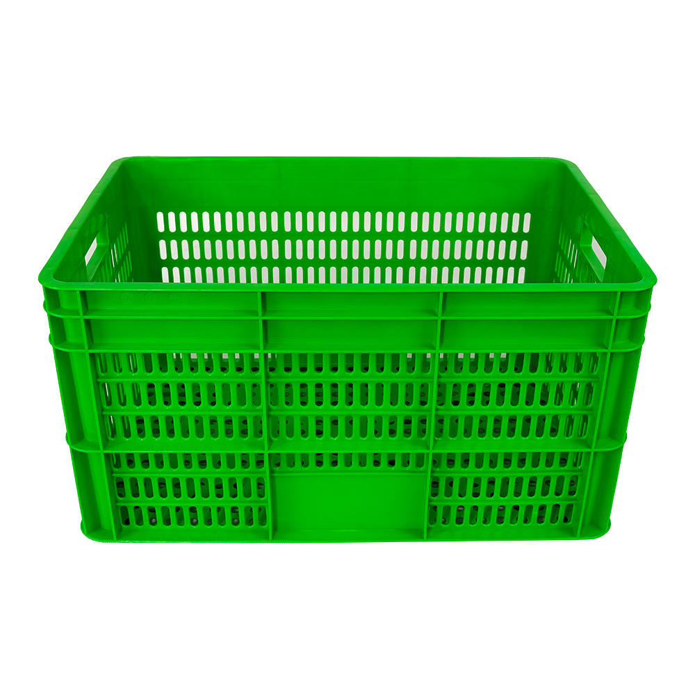 Industrial Harvest Storage Crate Eco-Friendly Plastic Basket for Fruits and Vegetables