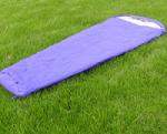 Purple Thin Adult Size Polyester 3 Season Mummy Sleeping Bag