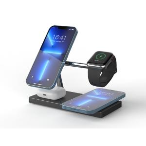 Wholesale 7 In 1 Magnetic Wireless Charger All In One For Phone watch earphone white and black from china suppliers