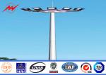 45M S355JR Steel Tubular Pole / High Mast Light Pole For Football Stadium
