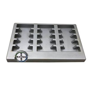 Wholesale Silver Bayer Brand Custom Pop Display , Vacuum Formed Tray Countertop Display from china suppliers