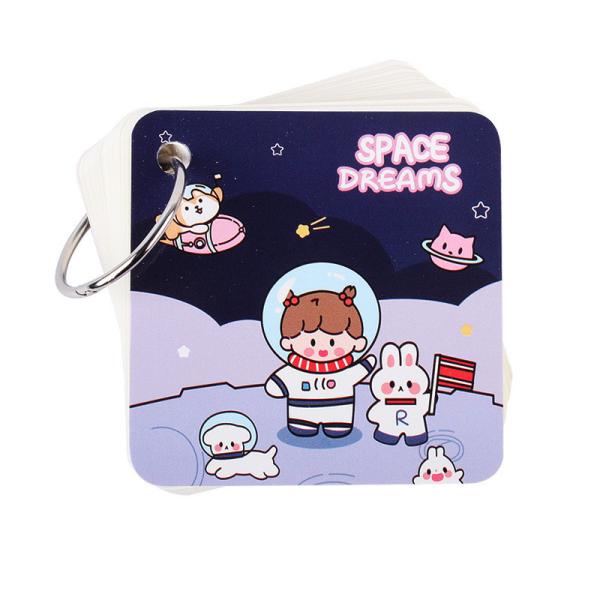 Creative Cartoon Astronaut Cute Kawaii Memo Pad Self-Adhesive Sticky Paper for