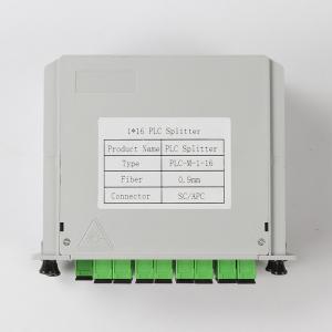 China Low PDL Compact SC APC PLC Splitter 1x16 0.9mm Fiber High Reliability on sale