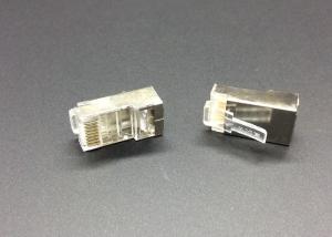 Wholesale FTP CAT5E RJ45 Shielded 3U Gold Plated 8P8C Lan Cable Connector CCTV Cable Accessories from china suppliers