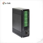 8 Channel Serial Fiber Media Converter RS232 RS485 SFP Port 0 - 800kbps Baud