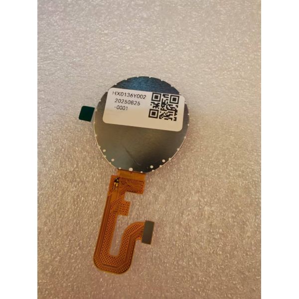 1.36 Inch Round TFT Display 360X360 Resolution QSPI Interface Driving IC GC9C01 400C/D brightness
