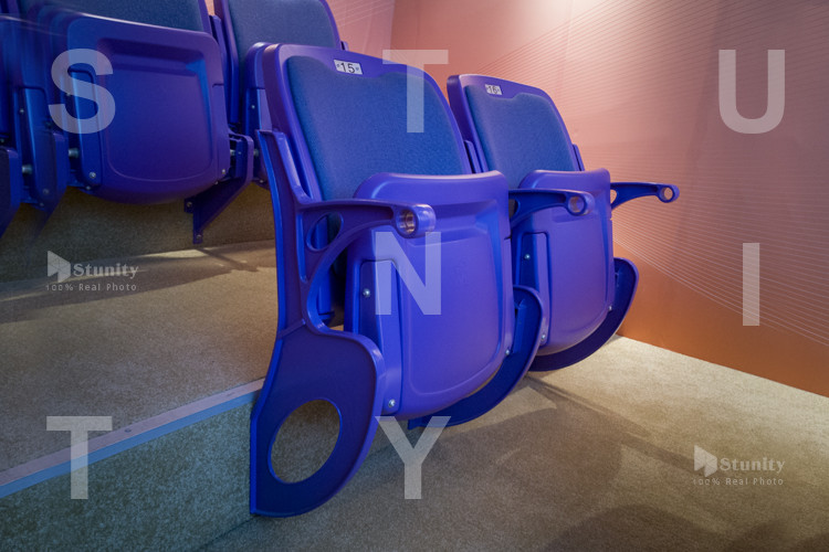 UV Resistant HDPE High Back Folding Plastic Stadium Chair