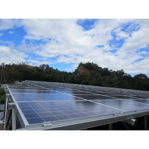 Solar PV Bracket Solar Panel Mounting Structure PV Racks Anti Corrosion Aluminum