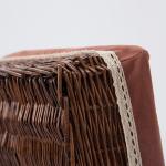 Hand Woven Decoration Organizer Rattan Willow Wicker Cutlery Fruit Storage Tray