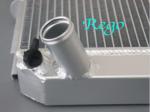 Aftermarket Aluminum Car Radiators Direct Fit Pressure Tested 42mm Thickness