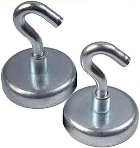 Wholesale Strong Holding Power Neodymium Round Base Magnetic Hook from china suppliers