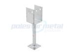 172mm Height Timber To Timber Joist Hangers Hot Dipped Galvanised Steel Half