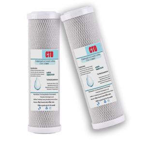 Wholesale 10 Inch Cto Household Activated Carbon Filter with Max. Operating Pressure 0.4MPa from china suppliers