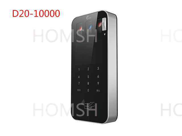 D20-10000 TCP/IPRS-485 Face Recognition Biometric Machine Adaptive Height Range 1.5~1.8m