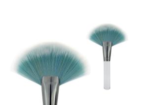 Wholesale Durable Blue Hair Cosmetic Angled Blush Brush With Large Fan Shaped from china suppliers