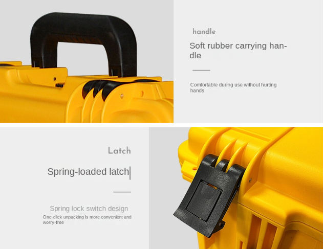 Shockproof Portable Tool Storage Case with Lock Hole – Heavy-Duty Equipment Organizer