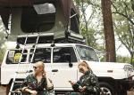 4x4 Automatic Car Rack Tent , Hard Shell Car Roof Top Tent For Small Car