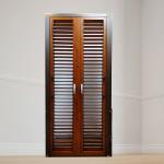 Crank Control Aluminium Louvre Windows European Design External Louvres For