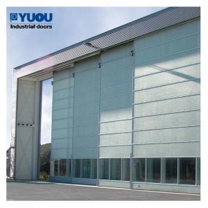 Wholesale High Density Aviation Hangar Doors Panel Steel Airplane 10m height Customized 12m/min from china suppliers