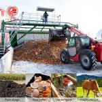 High Efficiency Compost Cover Placement Organic Fertilizer Production Equipment