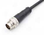 Moulded Electrical Cable Connectors Waterproof Aisg M16 Female To Male