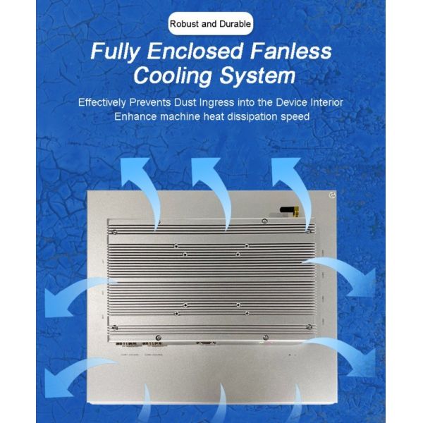 Professional All-in-one Industrial Control Computer Workshop Embedded 15 Inch Wall-mounted Capacitive Fully Enclosed Industrial Tablet PC