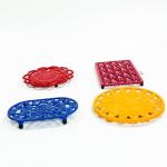 18x0.9cm Professional Cast Iron Burger Press 7 Inch Pre Seasoned