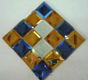Wholesale mosaic decorative glass mirror glass puzzle from china suppliers