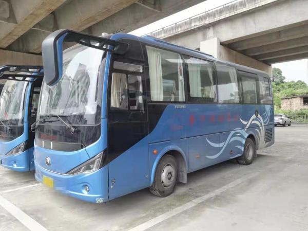 Yutong 30seats Plate Spring Suspension ZK6750H Used Mini Coach Low Kilometer