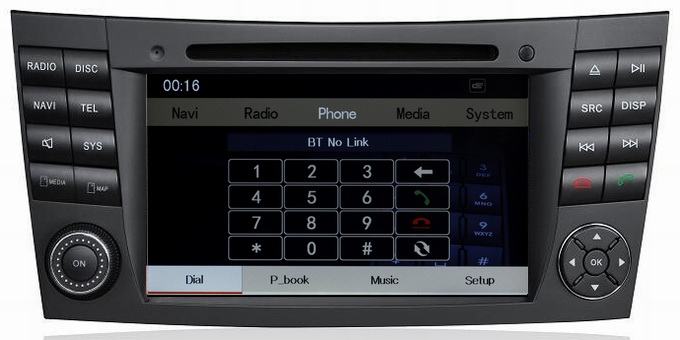Ouchuangbo Auto Radio DVD System for Mercedes Benz W211 /CLS W219 GPS Navigation iPod USB 3G Wifi BT OCB-1504