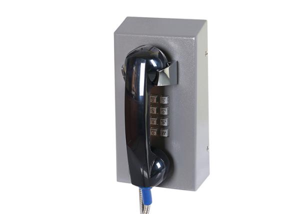 Cold Rolled Steel Prison Visitation Phone , Jail Telephone ABS Material With