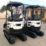 2000rpm Crawler Mini Home Excavator Euro 5 Engine 2 Tonne Digger