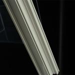 Extrusion PVC Profile Plastic Strip Channel Grey