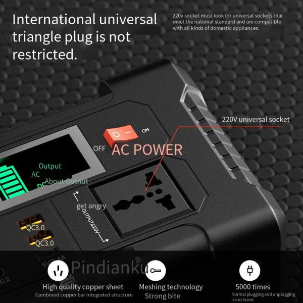 Portable Power Station Camping 220V Household Emergency Mobile Power Station