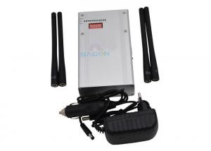 China RF Digital Cell Phone GPS Jammer 6.5w With 4 Antennas , Mobile Phone Jamming Device on sale