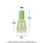 Avocado Green Clear 30ml Glass Liquid Foundation Bottles For Skincare Packaging