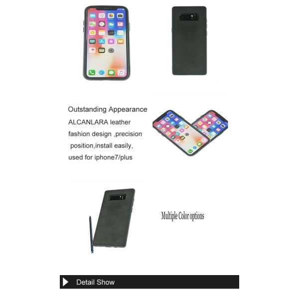 leather Phone Case For iPhone 7 Plus Hard PC leather Back Cover Cases For iPhone 7/8/X