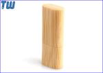 Natural Wooden 16GB USB Disk Drive Long Stick Smooth Finished