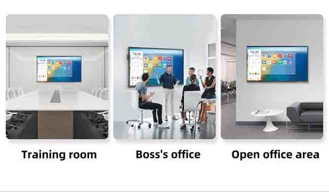 School Smart Interactive Flat Panel 110" LCD Writing All In One Interactive Flat Panel