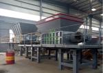 PC Auto Control Waste Pvc Shredder Machine / PVC Crusher Machine Twin Shaft